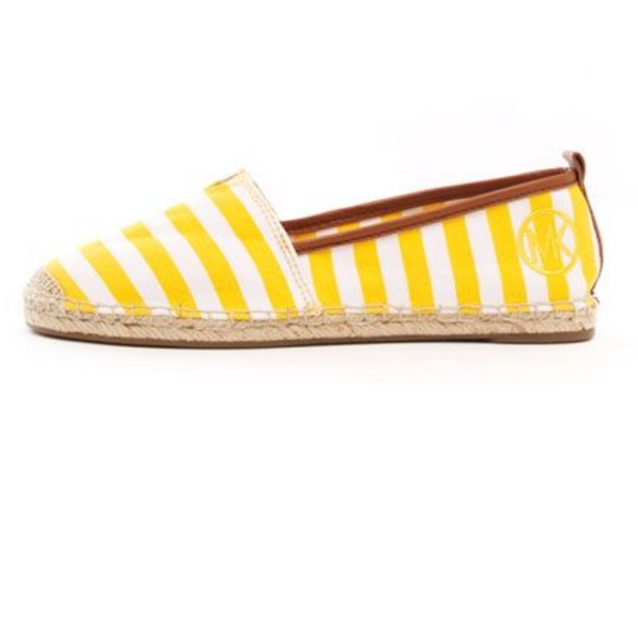 michael kors yellow espadrilles
